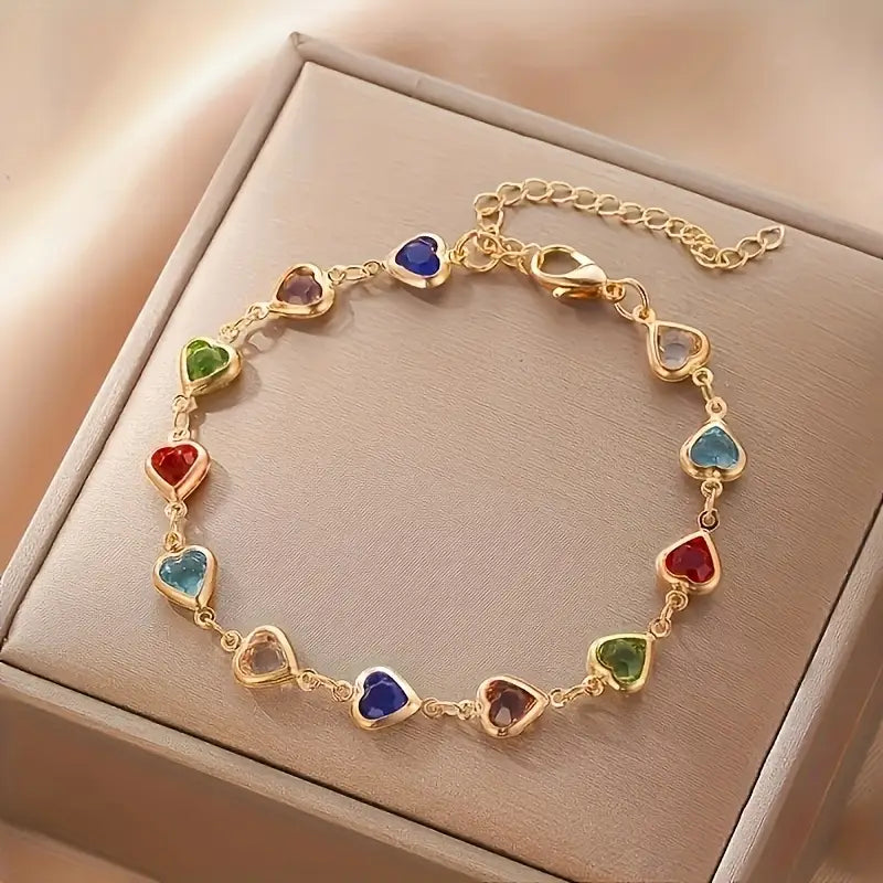 Stijlvolle, unieke hartvormige armband